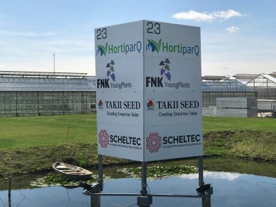 Aluminium sleufpaal (nieuw) in diverse uitvoeringen voor gewasondersteuning - Foto 6