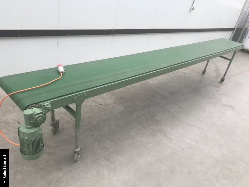 Transportband 5,1m op wielen