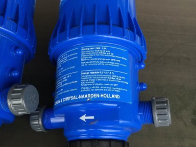 Dosatron-doseerpomp BLAUW voor doseren van voorbehandelingsmiddelen (2 stuks) - Foto 5