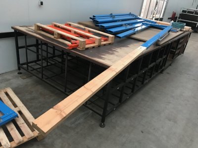 Magastijnstelling metaal met houten verlengstuk - Foto 6