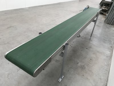 3.45m Transportband met aluminium frame. - Foto 4