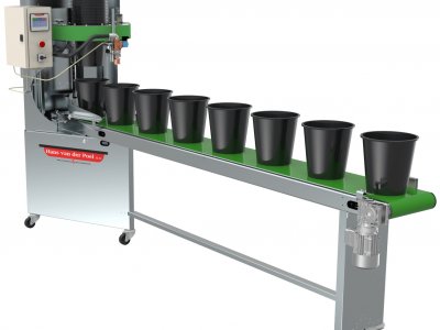 AquaMatic emmervuller met transportband voor ronde emmers - Foto 7
