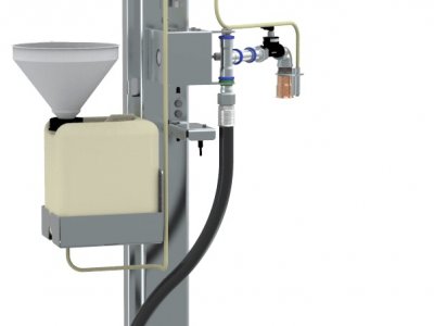QuickFill emmervuller met lift RVS - Foto 8
