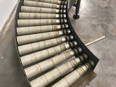 Rollenbaanbochtsysteem van 4 stuks aangedreven rollenbaanbocht  - Foto 15