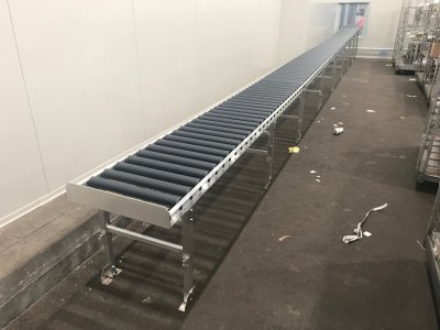 Scheltec-rollenbaan OP MAAT GEMAAKT van aluminium met kunstof rollen en RVS-lagers  - Foto 7