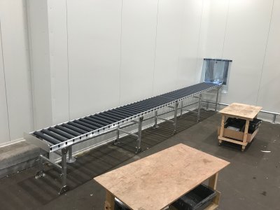 Scheltec-rollenbaan OP MAAT GEMAAKT van aluminium met kunstof rollen en RVS-lagers  - Foto 8