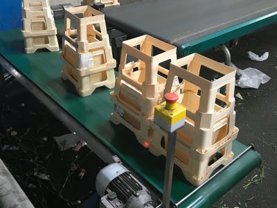 SquareFill500+ emmervuller/-ontstapelaar met krageninzetter/-opzetter - Foto 12