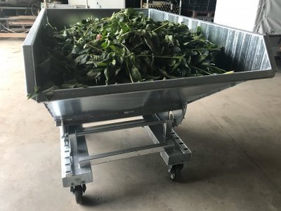 kantelbak, kiepcontainer, verzinkt metaal (diverse maten) - Foto 7